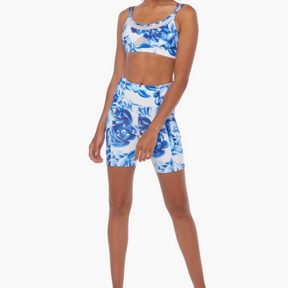 Turkish Sea Floral Workout Set